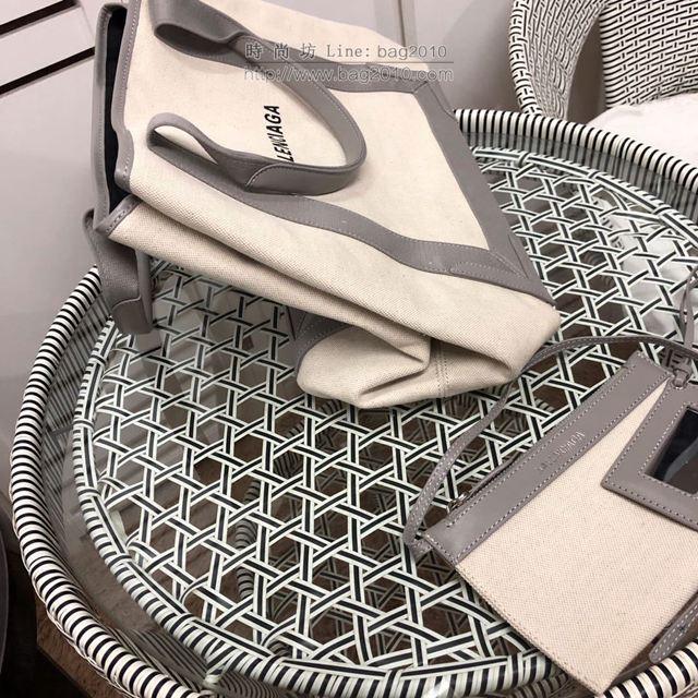 Balenciaga女包 巴黎世家新版爆款 帆布字母包 新版一行字 大號手提包  csbl1174